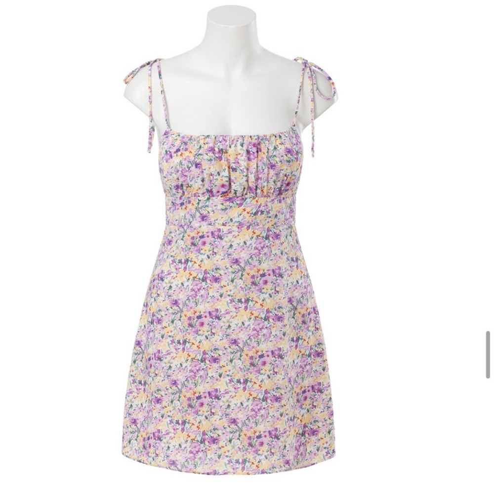 Floral mini dress - Picture 3 of 10